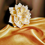 Ribbon Dahlia Keychain